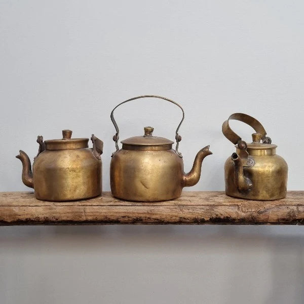 BRASS TEA KETTLE | Creeping Fig