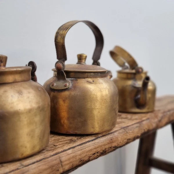 BRASS TEA KETTLE | Creeping Fig
