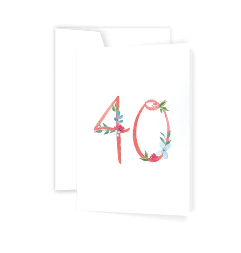 Floral 40 - Card | Creeping Fig
