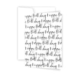 Birthday Script - Card | Creeping Fig