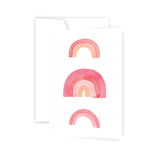 Peachy Rainbows - Card | Creeping Fig