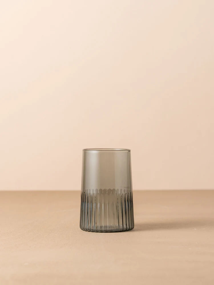 Kairos Water Glass | Smoke | Set of 2 | Creeping Fig