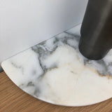 HALFMOON STONE TRIVET | Arabescato | Creeping Fig