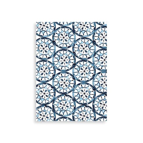 Blue Tiles A5 Notebook | Creeping Fig