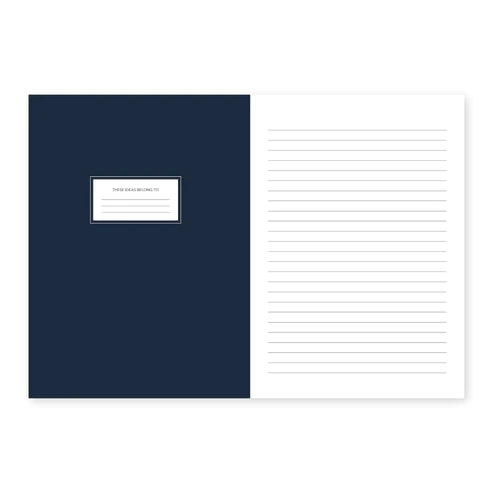 Blue Tiles A5 Notebook | Creeping Fig