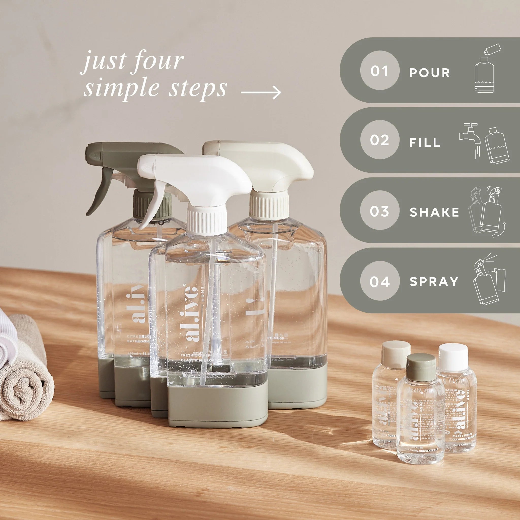 Home Cleaning Starter Kit | Creeping Fig
