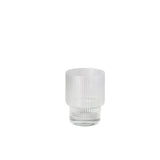 Linnea Ribbed Glass Tumbler - Set of 4