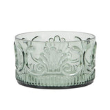 ACRYLIC SCOLLOP SNACK BOWL - GREEN