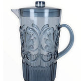 ACRYLIC SCOLLOP PITCHER - BLUE