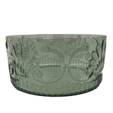 ACRYLIC SCOLLOP SALAD BOWL - GREEN