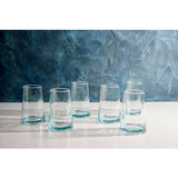 Moroccan Cone Glassware Clear - Set of 6