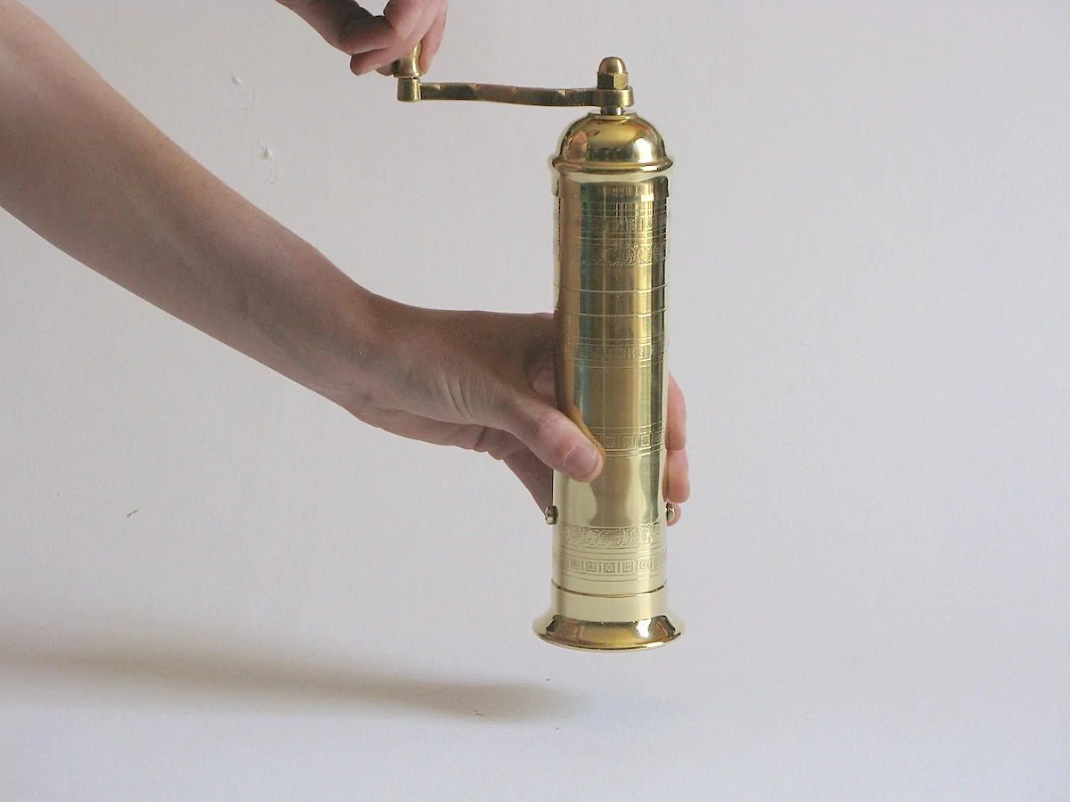 BRASS PEPPER MILL 105 | Creeping Fig