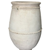 MOROCCAN POT - LARGE WHITEWASHED