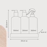 DISHWASHING LIQUID, HAND WASH & BENCH SPRAY + TRAY, PREMIUM KITCHEN TRIO | Creeping Fig
