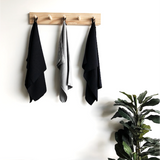 BLACK MICROFIBRE TEA TOWEL