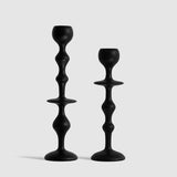 Infinity Candle Holder - Black Medium