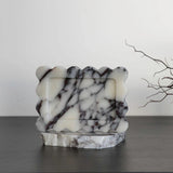 Palazzo Small Scalloped Tray & Incense Holder - Viola Calacatta