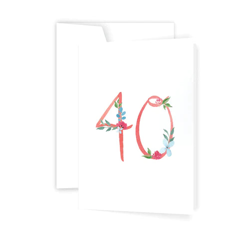 Floral 40 - Card | Creeping Fig
