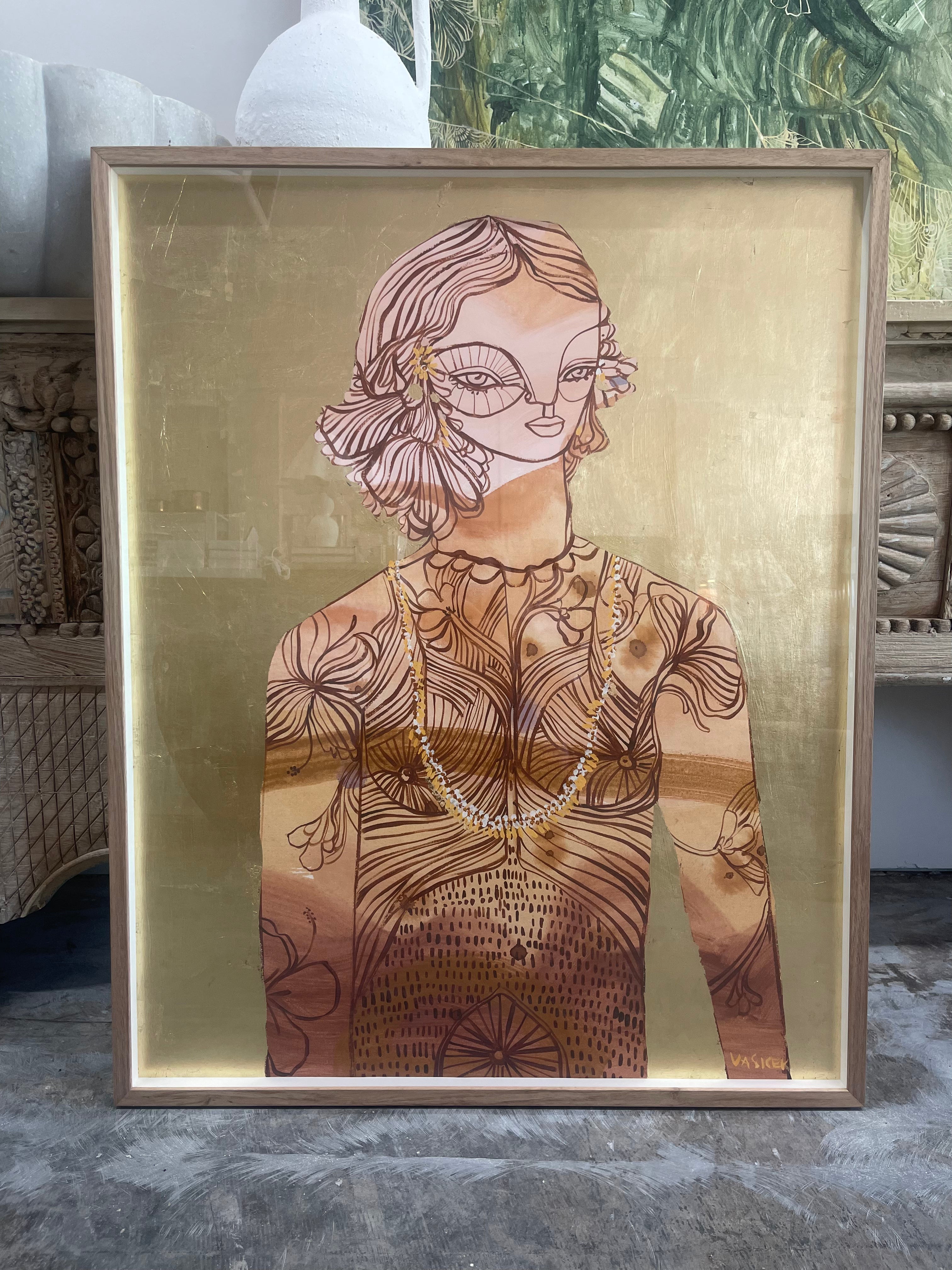 GOLD MUSE 3 LIMITED EDITION PRINT - FRAMED | Creeping Fig