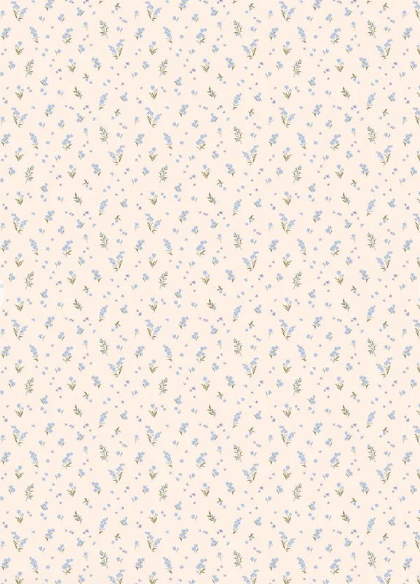 Forget-Me-Not Organic Muslin Wrap Swaddle | Creeping Fig