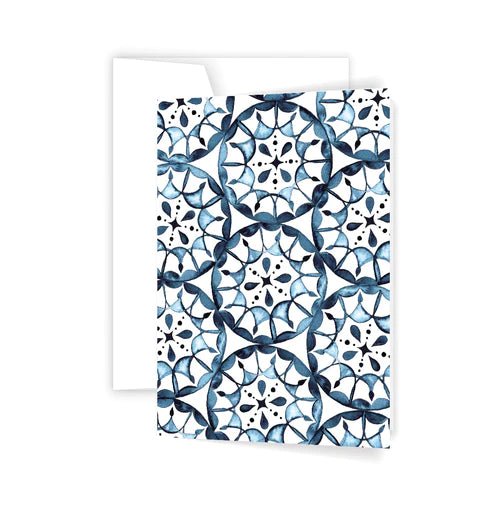Blue Tiles - Card | Creeping Fig