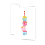 Cupcake Tower - Card | Creeping Fig