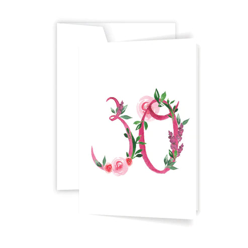 Floral 30 - Card | Creeping Fig