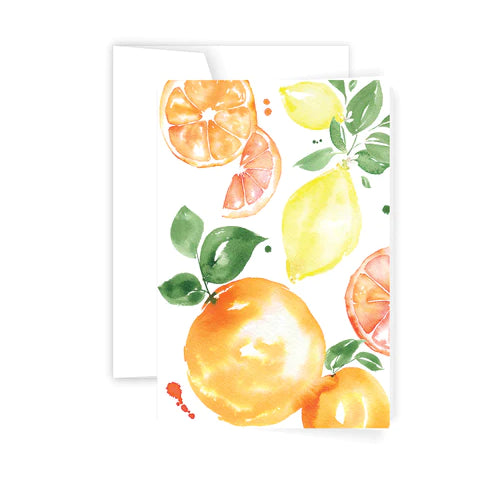 Blossoming Citrus - Card | Creeping Fig