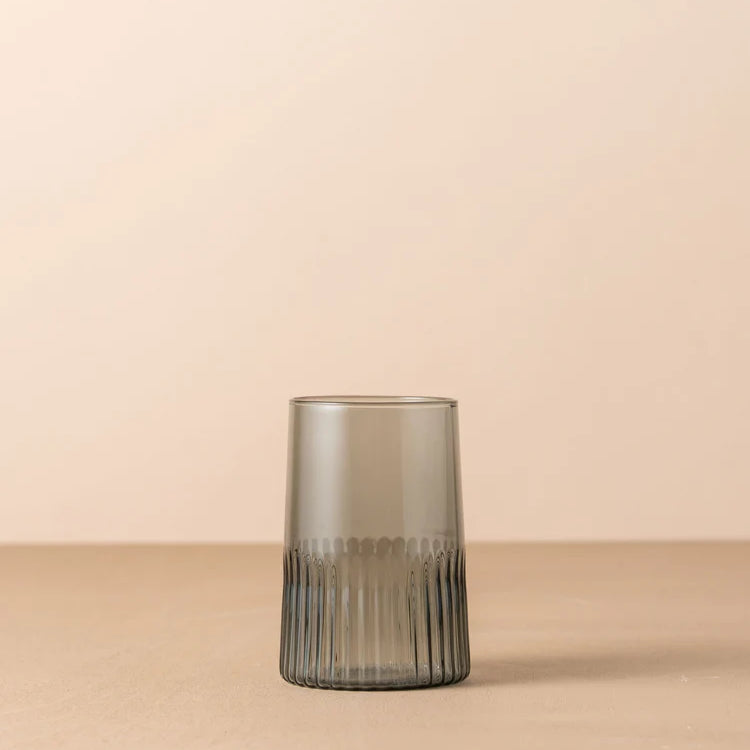 Kairos Water Glass | Smoke | Set of 2 | Creeping Fig