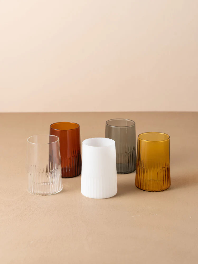 Kairos Water Glass | Clear | Set of 2 | Creeping Fig