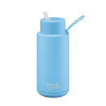 Limited Edition Ceramic Reusable Bottle - Sky Blue 34oz / 1,000ml | Creeping Fig