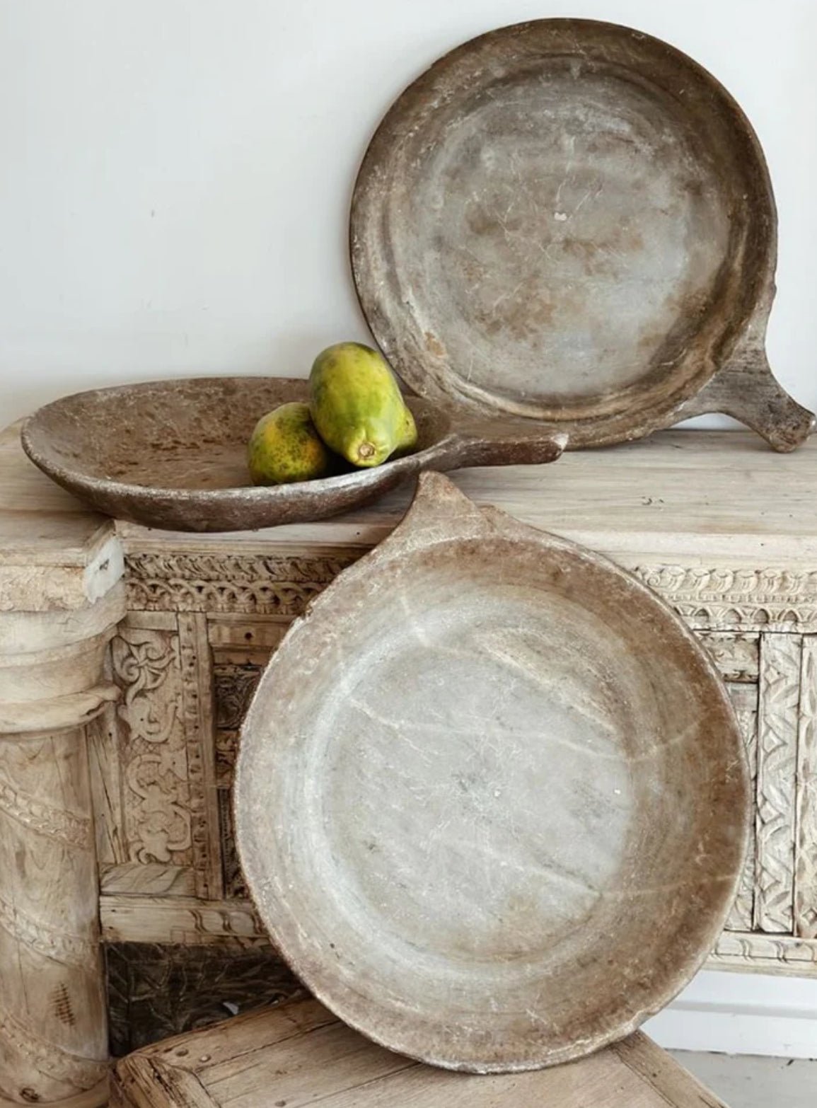 Indian Stone Parat Tray | Creeping Fig