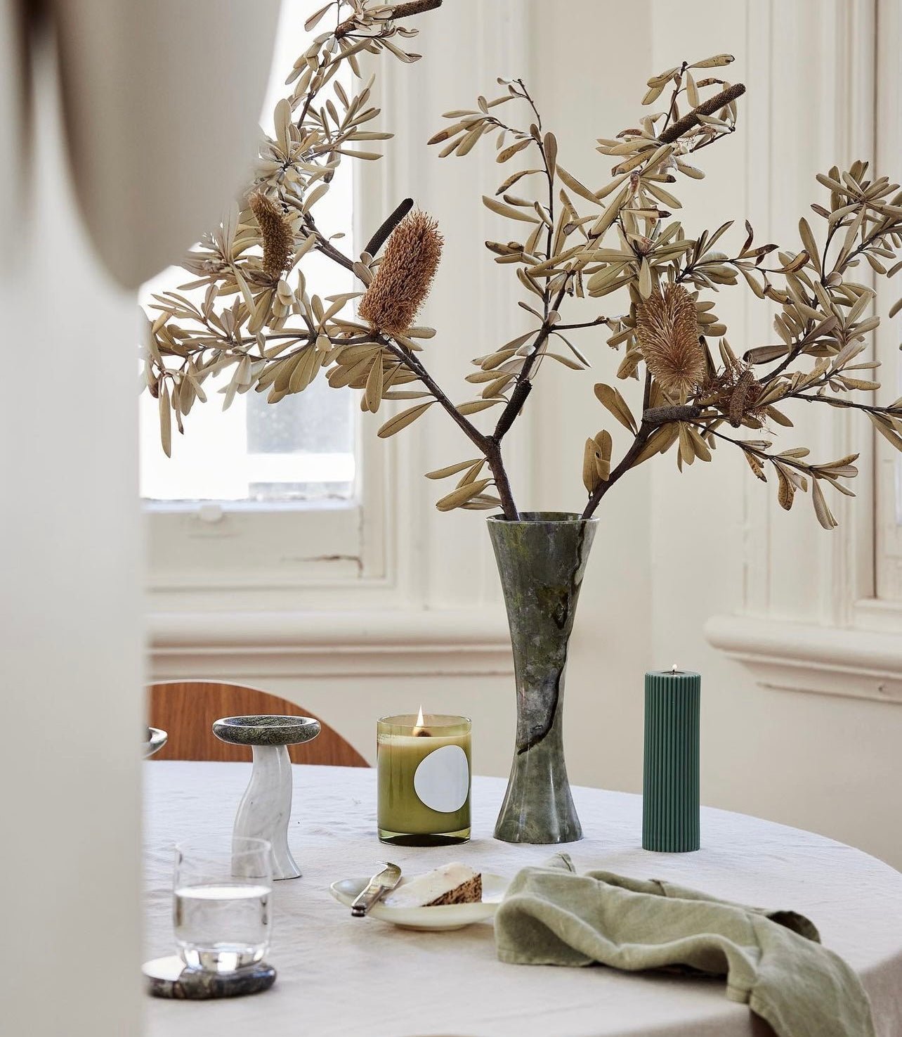 Palm Vase / Candle Holder | Creeping Fig
