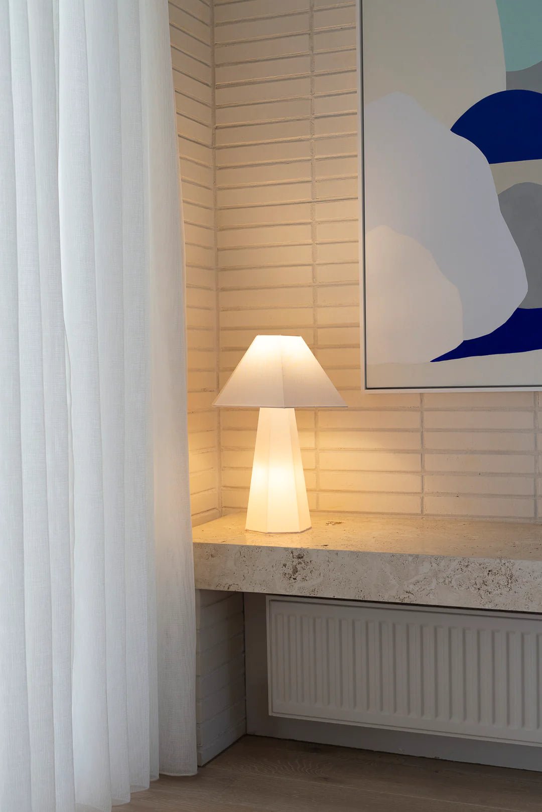 Blake Table Lamp - Pearl | Creeping Fig