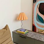 Cora Table Lamp - Tropical Peach / Purple | Creeping Fig