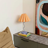 Cora Table Lamp - Tropical Peach / Purple | Creeping Fig