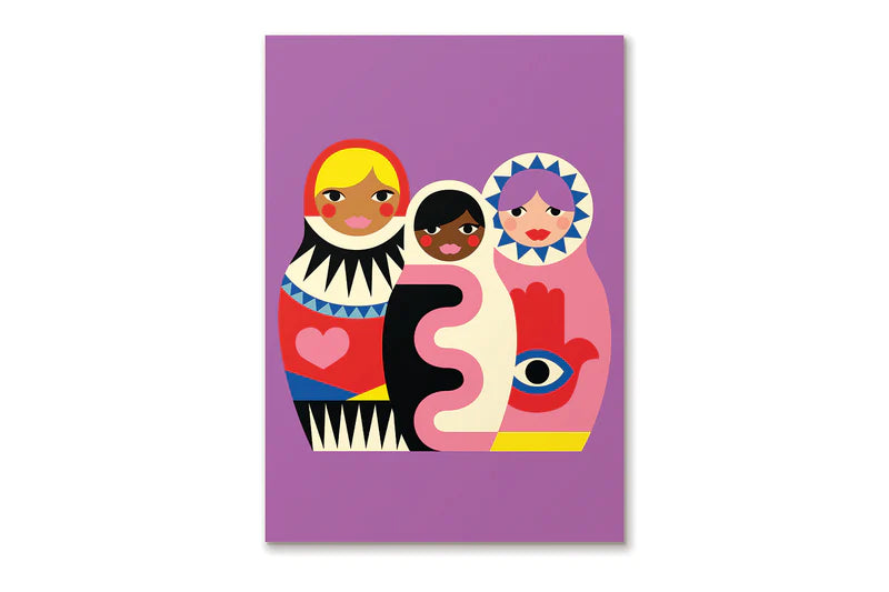 KIDS PAINT BY NUMBERS KIT - BABUSHKAS | Creeping Fig
