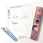 KIDS PAINT BY NUMBERS KIT - BABUSHKAS | Creeping Fig