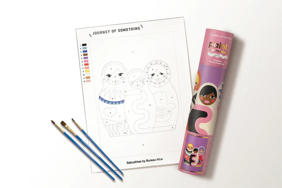 KIDS PAINT BY NUMBERS KIT - BABUSHKAS | Creeping Fig