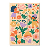 KIDS PAINT BY NUMBERS KIT - FLOWER PATCH | Creeping Fig