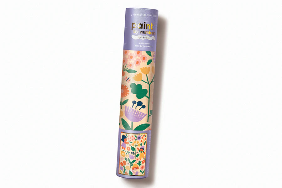 KIDS PAINT BY NUMBERS KIT - FLOWER PATCH | Creeping Fig