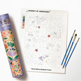 KIDS PAINT BY NUMBERS KIT - FLOWER PATCH | Creeping Fig