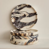 LINEA ROUND MARBLE TRAY