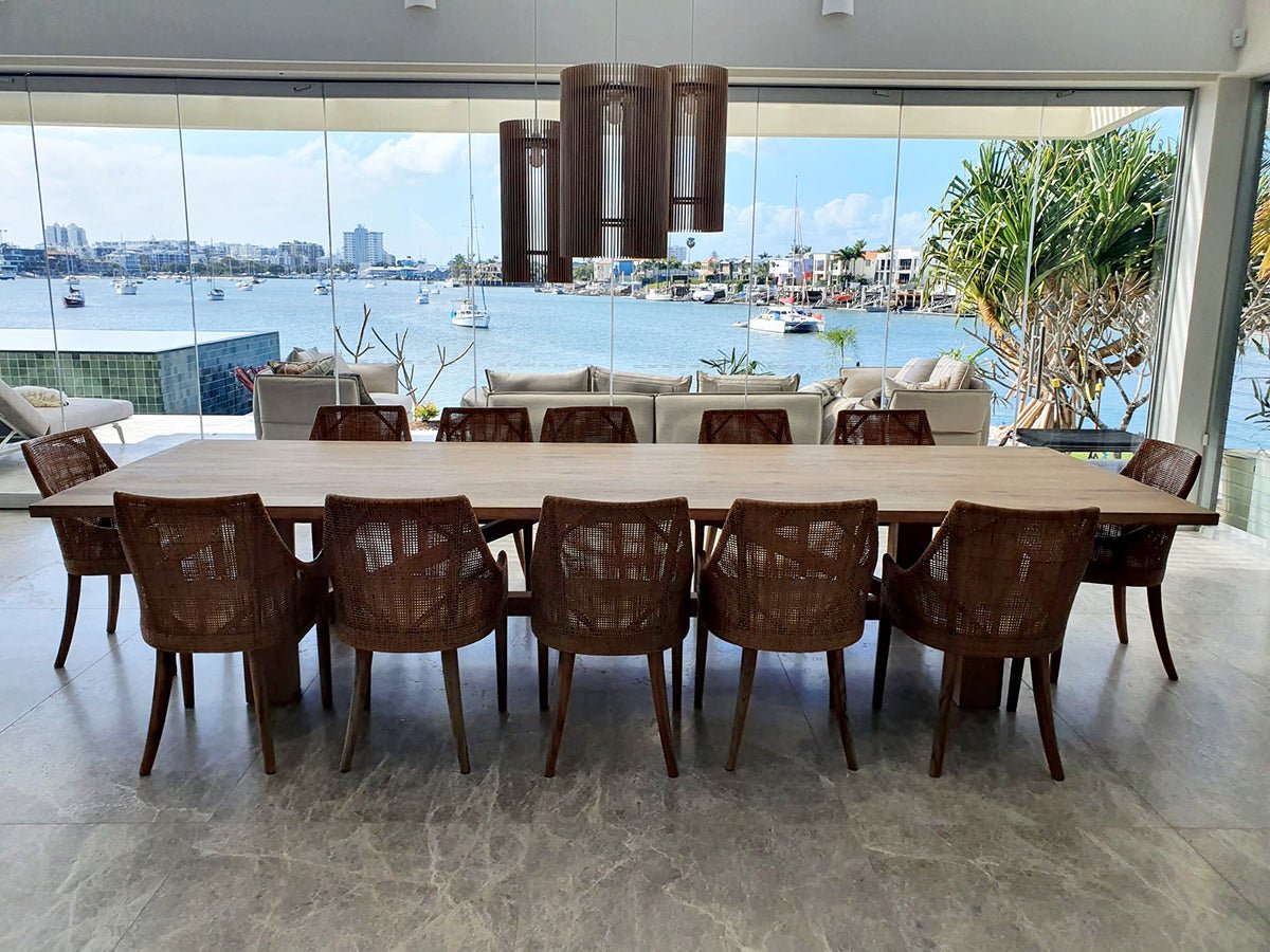 American Oak Dining Table – 390cm | Creeping Fig