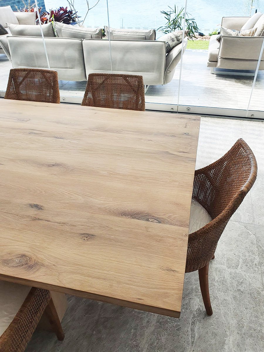 American Oak Dining Table – 390cm | Creeping Fig