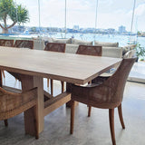 American Oak Dining Table – 390cm | Creeping Fig