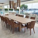 American Oak Dining Table – 390cm | Creeping Fig