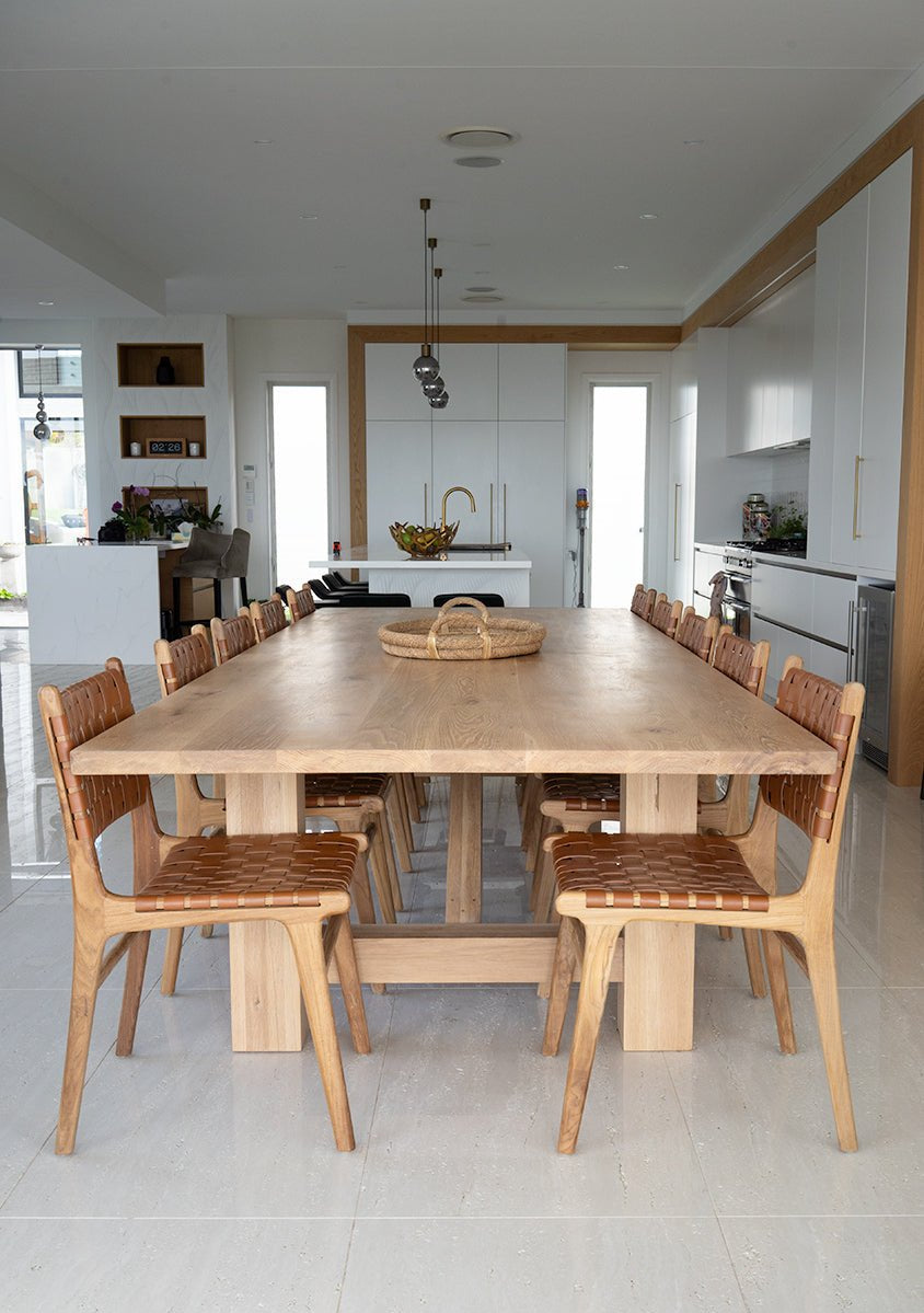 American Oak Dining Table – 390cm | Creeping Fig