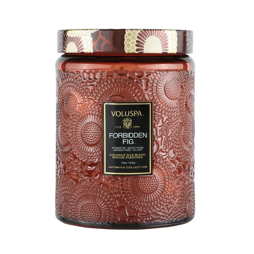 Forbidden Fig Large Jar Candle | Creeping Fig