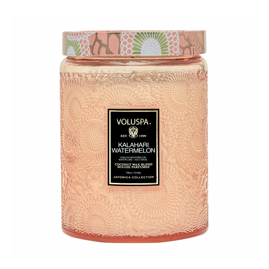 Kalahari Watermelon Large Jar Candle | Creeping Fig